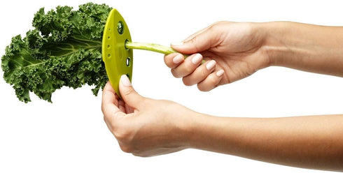 Apple Corer + Pineapple Tool + Herb Kale Stripper by BRIGHT KITCHEN, Stainless Steel Lever Tool with Cherry Red Grip