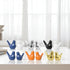 XMGZQ Small Ceramic Bird Statue and Sculpture for Home Decor Accents,Modern Animal Ornaments for Living