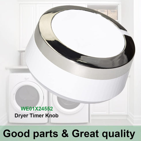 WE01X24552 Dryer Timer Control Knob Replacement for GE General Electric, 2 Pack
