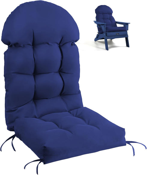FUNBERRY Adirondack Chair Cushion, Thicken Comfy Cushions for Rocker Non Slip Fade