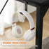 Sweetcrispy 40 Inch Small Computer Desk for Kids with Headphone Hooks & Storage Bag, Rustic Brown