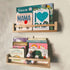 Gneric Floating Shelves for Wall, Burlywood Nursery Book Shelves, 15.7 inch Kids Bookshelf,