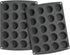 Webake Mini Muffin Cupcake Tin Pan, Silicone Non-stick Baking Mold for Mini Pie, Quiche, Pack of 2