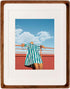 FLECHAZO 8x10 Picture Frame Wood with 5x7 and 6x8 Mat, Natural Solid