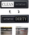 Dishwasher Magnet Clean Dirty Sign, Essential Magnetic Dish Washer Signs for Kitchen, Gift for New Home