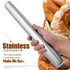 Stainless Steel Rolling Pin, Professional French Metal Dough Roller 15.75" for Kitchen Baking Tools