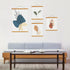 Ywlake 12" Magnetic Poster Hanger, Wood Scroll Hanger for 12x18, 12x16, 12x24 Posters, Map, Canvas Artwork (Teak Wood)