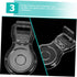 Alipis 2pcs Acrylic Plate Display Stand, China Dish Shape