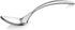 New Star Foodservice Mars Collection, 12.8-Inch Stainless Steel Hammered Hollow Handle Serving Spoon