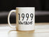 Vintage 1999 - Fun 25th Birthday Coffee Mug Gifts for Men & Women Turning 25 - Retro Coffee Cups - 11oz White Ceramic Mug