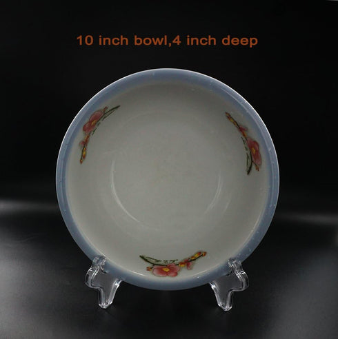 Artliving Display Stand Easel for Large Deep Bowls, Platters, and Deep Dishes, Clear Bowl Stands