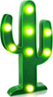 YiaMia LED Night Light - Cactus Table Lamp for Kids' Room, Green Gift for Bedroom Party Home Decorations