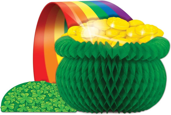 Pot-O-Gold Centerpiece Party Accessory, 1 Count (1/Pkg)