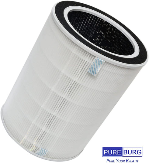 PUREBURG NDAP-01 Replacement Filter Compatible with Hestom NDAP-01 Home HEPA Air Purifiers, H13 HEPA