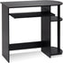 Furinno Simplistic Easy Assembly Computer Desk with Keyboard Tray, Espresso/Black Finish