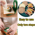 Uncrustable Sandwich Maker, 3.7 Inch Pocket Circle Shape Sandwich Cutter and Sealer for Kids Lunchboxes (Green)