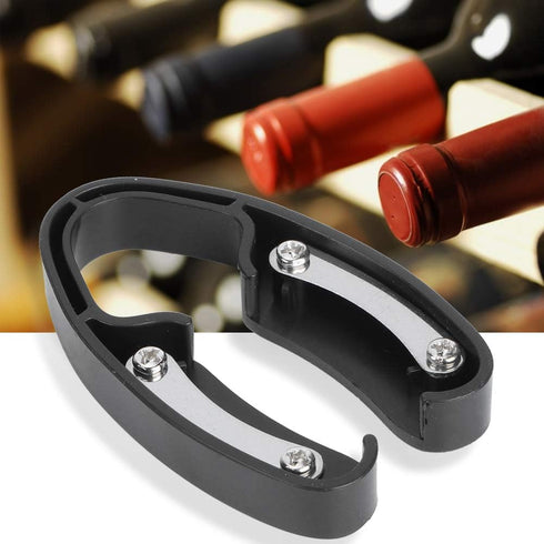 Wine Cutter Foil Cutter, Stainless Steel Wine Bottle Foil Cutter Tool, Black Wine Bottle Opener