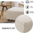 Flamingo P Stretch Fabric Ottoman Slipcovers Stretch Storage Ottoman Covers Foot Rest Sofa Slipcovers Furniture