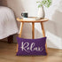ULOVE LOVE YOURSELF 1220 Inch Relax Lumbar Throw Pillow Case Housewarming Gifts Farmhouse Purple Decorative