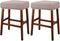 Lussenwert Stool Covers Rectangular Set of 2, Jacquard Vanity Stool Covers Stretch Washable
