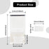 Containers(1L) Detergent Dispenser for Laundry Room,Wall-Mounted Laundry Detergent Dispenser with Spigot Cup
