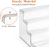 Lifewit 4 Tier Clear Display Risers Stand, Plastic Organizers for Figures, Cupcake, Dessert, Desktop Display