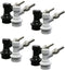 PERA Corny Keg Quick Disconnect Ball Lock Disconnect Set, Stainless Steel Swivel Nut for Home Brewing