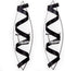 Lilys Home Black Metal Candle Holders,Set of 2 - Decorative Wall Sconces