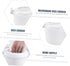 Rice Cooker Small Non-stick Pot, Microwave Rice Maker with Lid, Travel Plastic Japan Portable