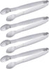 Sugar Tongs 4-Inch Mini Serving Tongs, Stainless Steel Appetizer Tongs, Set of 4