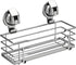 TESOT Suction Cup Shower Caddy, Shower Shelf Soap Dish with Hooks for