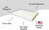 3/4" 3/4" Customized White Shelves Cut to Order - Cabinet Shelf Custom Size Shelf - Melamine Shelves Cut to Order