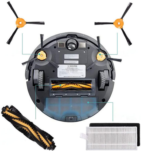 Replacement Parts for Yeedi K600 K700, Ecovacs Deebot N79 N79s DN622, Robotic Vacuum Cleaner Accessories Kit