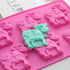 2 Pack Cow Chocolate Molds - Dairy Cattle Cake Pan Silicone Candy Fondant Baking Mold in Random Color