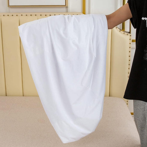 Cooling Mattress Protector, Waterproof Queen Size, Ultra Soft Noiseless Jersey Top Fitted Cover