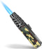 Butane Torch, Outdoor Windproof Cooking Torch Lighter, Refillable Adjustable Jet Flame Kitchen Butane Lighter,