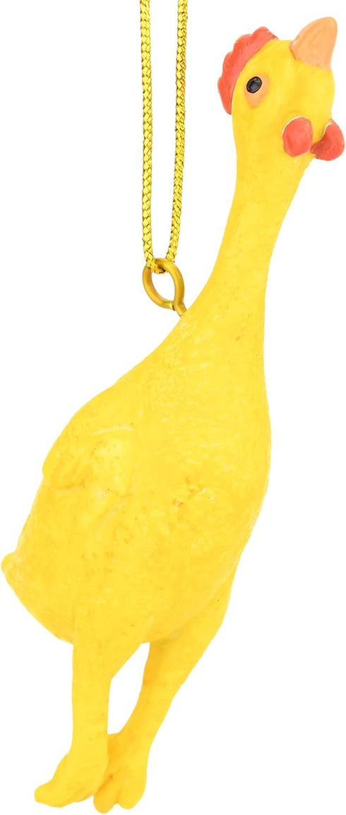 Tree Buddees Funny Rubber Chicken Christmas Ornaments