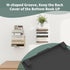 4 2 Pack(Black) Mefirt Invisible Floating Bookshelves for Wall, Tier Vertical Spine Book Tower, Heavy Duty Floating
