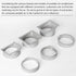 Portable Air Conditioner Exhaust Hose Connector, 5.9 Inch Tube Adapter for Exhaust Port, AA06