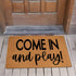 17.5" 29.5" Come in and Play Doormats Mini Playhouse Doormat Faux Coir Fiber Doormats Coir Doormat Welcome Coir Door