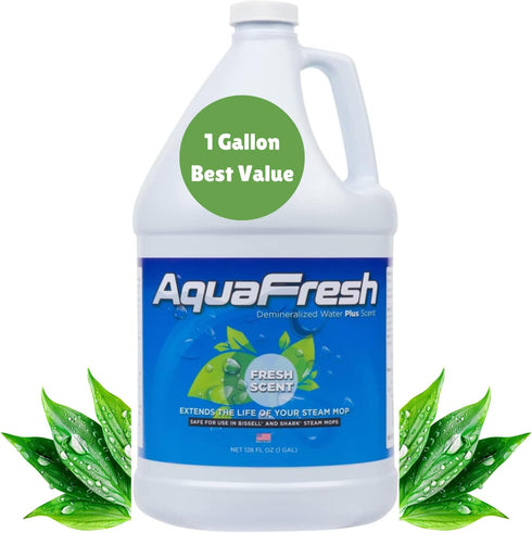 Aqua Science Demineralized Water Steam Mop Cleaning Solution - 1 GALLON Premium