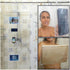 Fangkun iPad Mount Clear Shower Curtain Liner - 4 Touch-sensitive Pockets, Bathroom Storage Bag 32 x 72 inches