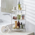 3-Tier Countertop Corner Spice Rack Kitchen Bathroom Organizer Vanity Tray Cosmetic Makeup Storage Standing Shelf