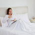 Nestl White King Pillow Cases - 20x40 Inches, Soft Microfiber, Envelope Closure, Set of 2