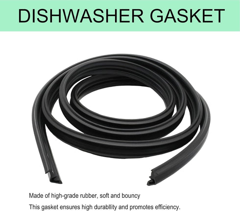W11177741 W10300924 Dishwasher Door Gasket For Whirlpool Replacement W10300924V, W10660528