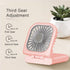Portable Mini Neck Fan, Quiet Handheld USB Rechargeable Fan for Home Office Outdoor Travel