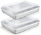 TeamFar Lasagna Pan, 12?’’ x 9¾’’ x 2’’ - Stainless Steel Rectangular Cake Brownie Baking Pan with Lid