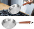 Non-Stick Frying Pan, 12CM Skillet Omelette Pan for Induction Cooking, Gas or Electric, Stainless Steel Egg Frying