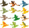 Kisangel Fridge Magnet 12pcs Realistic Frog Figurines Home Decor Plastic Sculptures Figurine Frog Gifts for Home Office Decoration Jumping Tiny Green Green Refrigerator Magnets