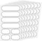 CHUBBIEE Removable Waterproof Food Labels, Write-on Kitchen Labels for Food Storage Containers, Pack of 64